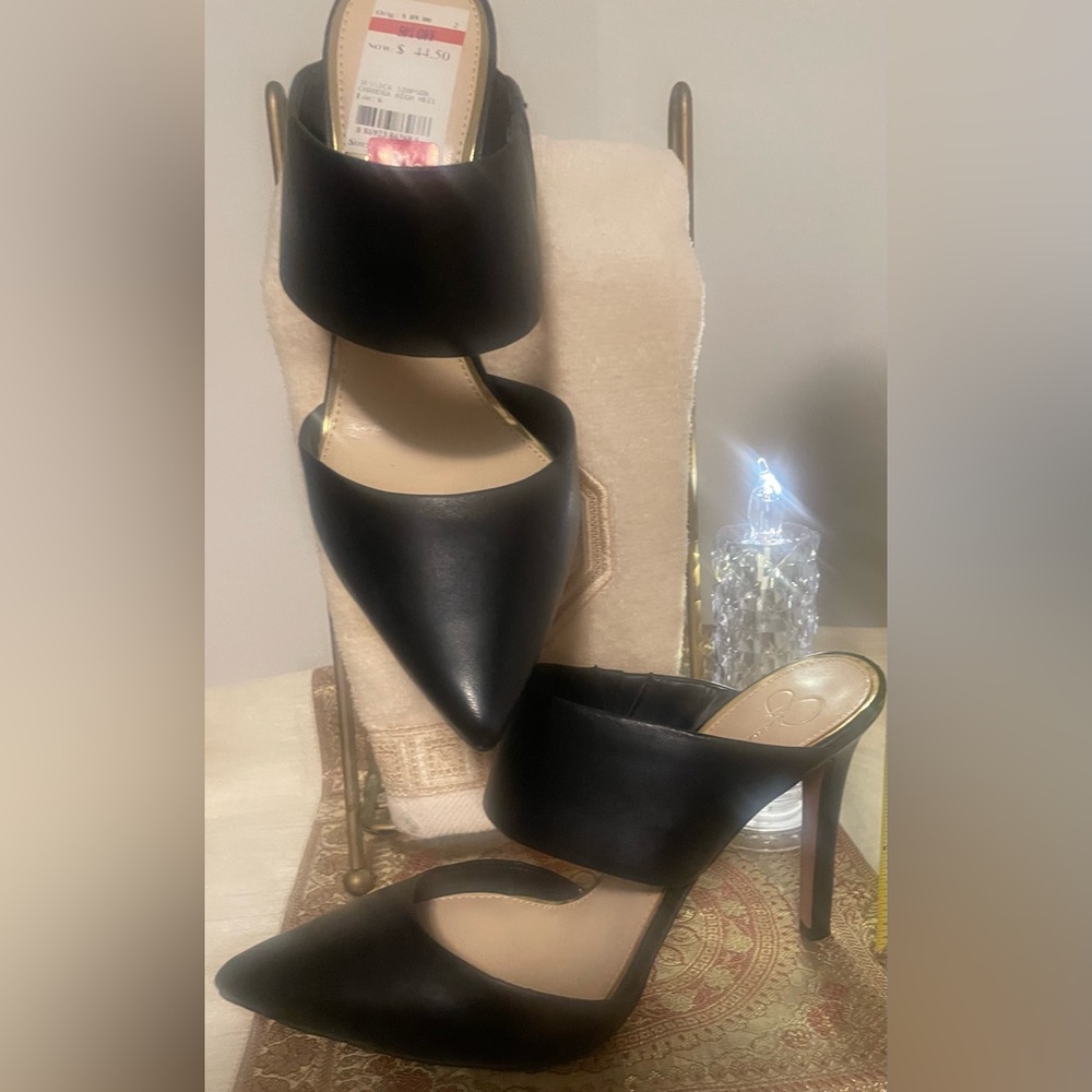 NEW Jessica Simpson Leather Chandra High Heel Size 9.5/39.5